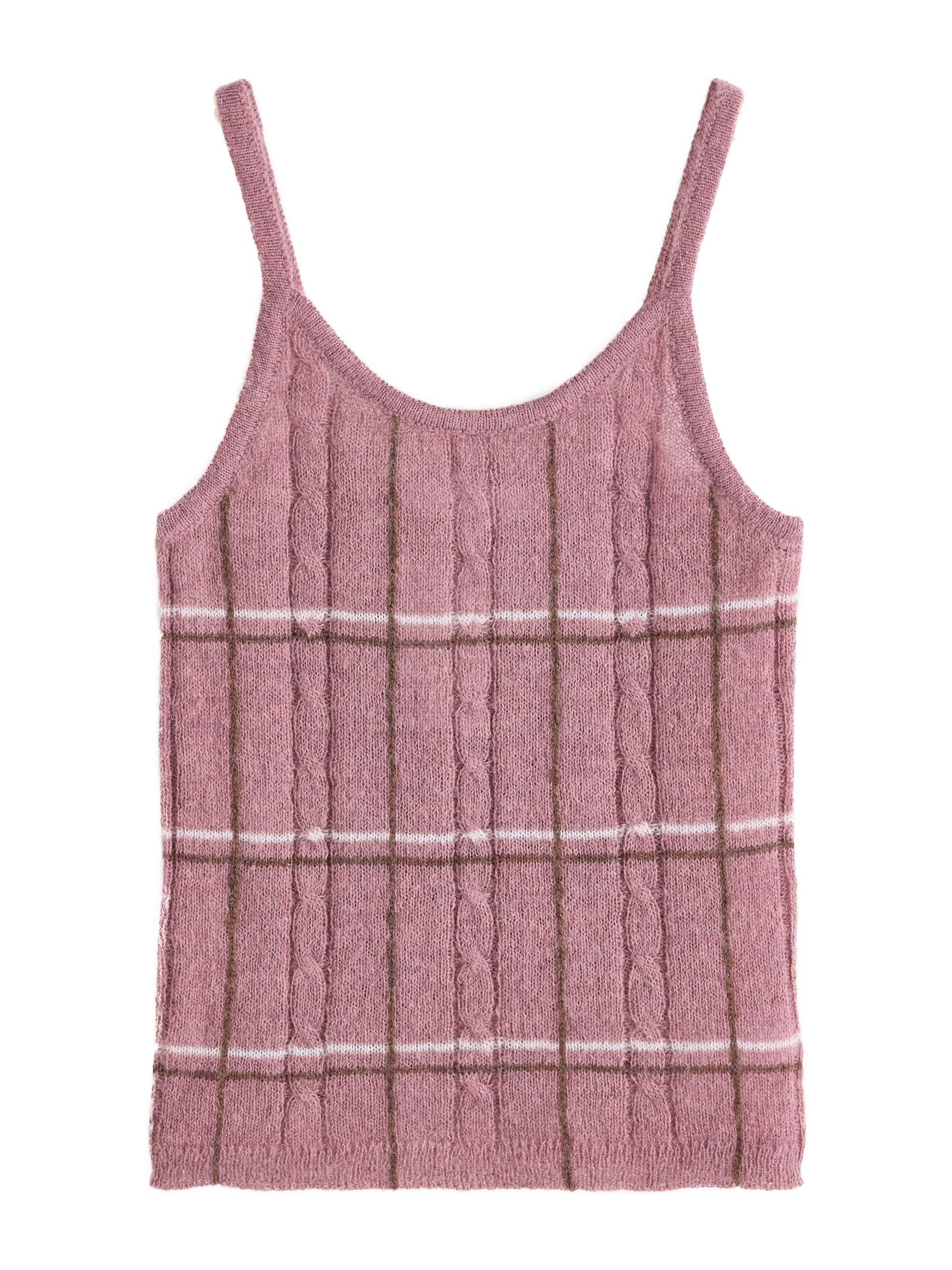 Next Knitted Top in Purple: front