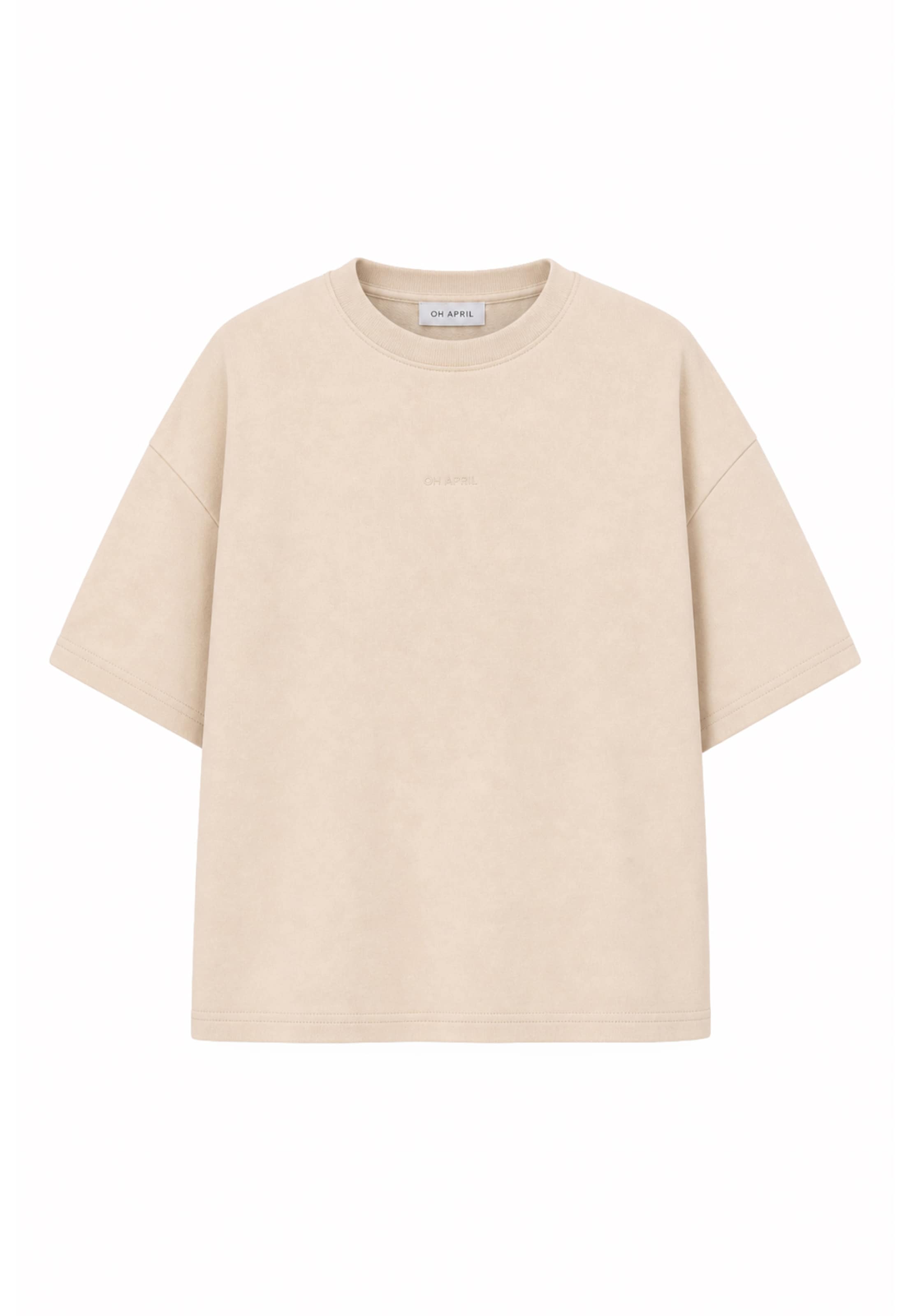 OH APRIL Sweatshirt 'Karo' in L in creme, Produktansicht