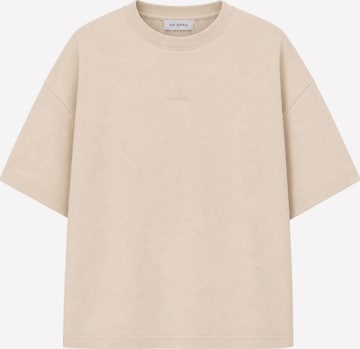 OH APRIL Sweatshirt 'Karo' in Beige: Vorderseite