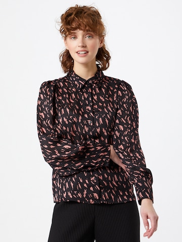 VILA Blouse 'VIPRINTI' in Zwart: voorkant