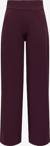 JDY Trousers 'JDYLOUISVILLE CATIA' in Red: front