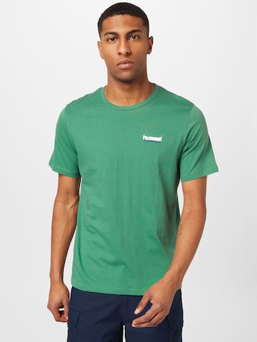 Hummel Shirt 'Gabe' in Groen: voorkant