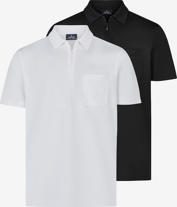 Ragman Shirt 'Basic' in Black: front