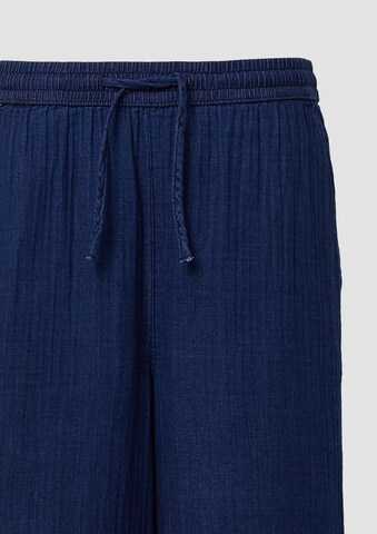 s.Oliver Wide Leg Hose in Blau