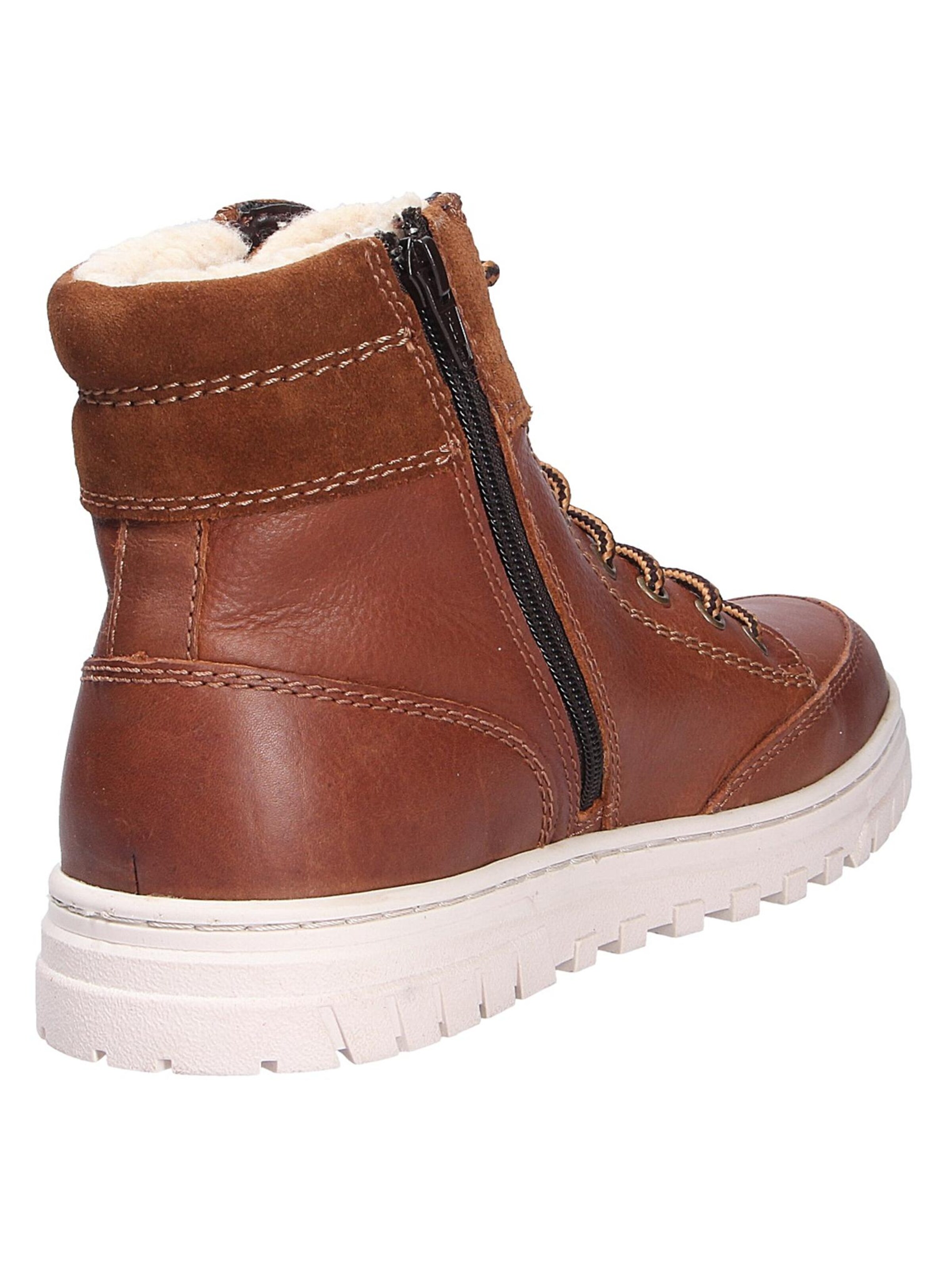 bugatti Lace-Up Boots in Brown