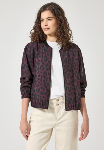 Street One Studio Between-Season Jacket in Purple: front