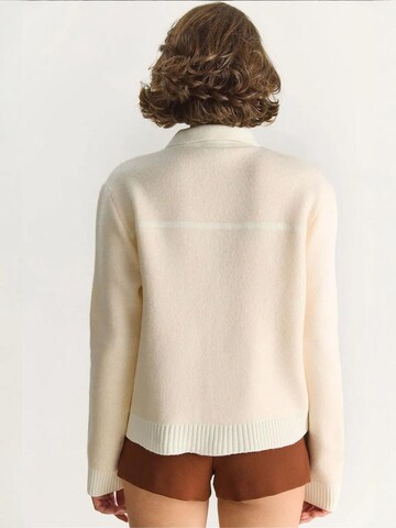Bianco Lucci Strickjacke in Beige