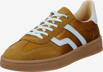GANT Låg sneaker 'Cuzima' i brun: framsida