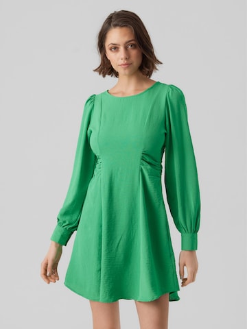 VERO MODA Obleka | zelena barva: sprednja stran