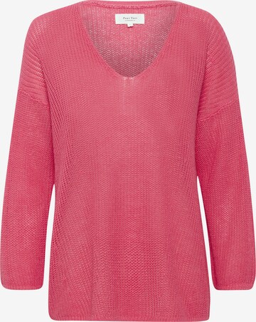 Pull-over 'Etrona' Part Two en rose : devant