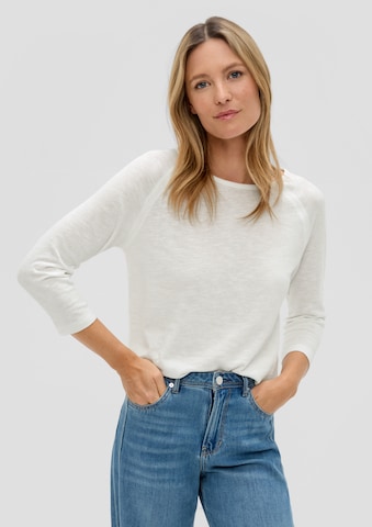 T-shirt s.Oliver en blanc : devant