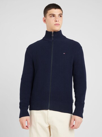 TOMMY HILFIGER Strickjacke in Blau: Vorderseite
