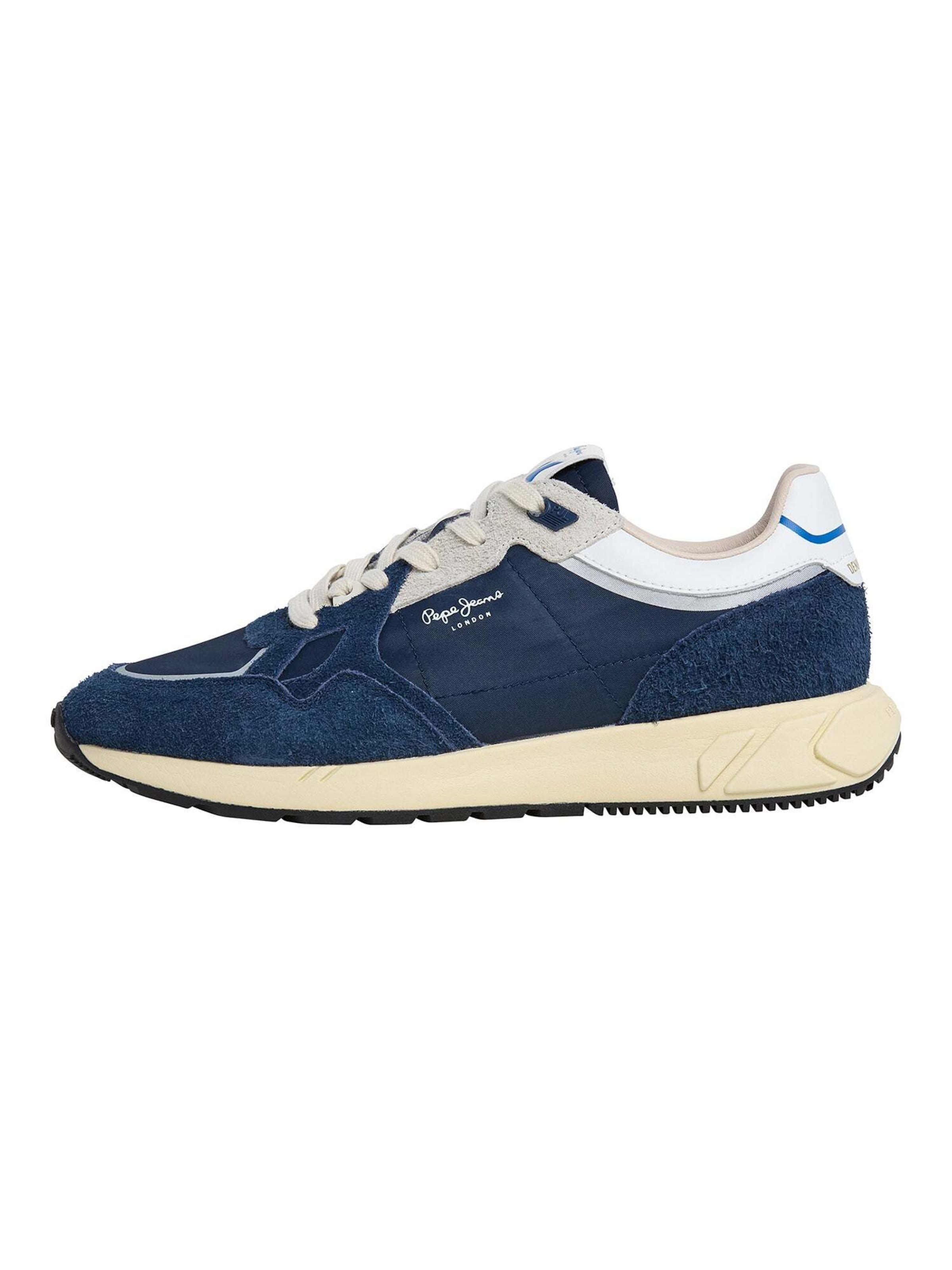Pepe Jeans Platform trainers 'Marlon' in Blue: front