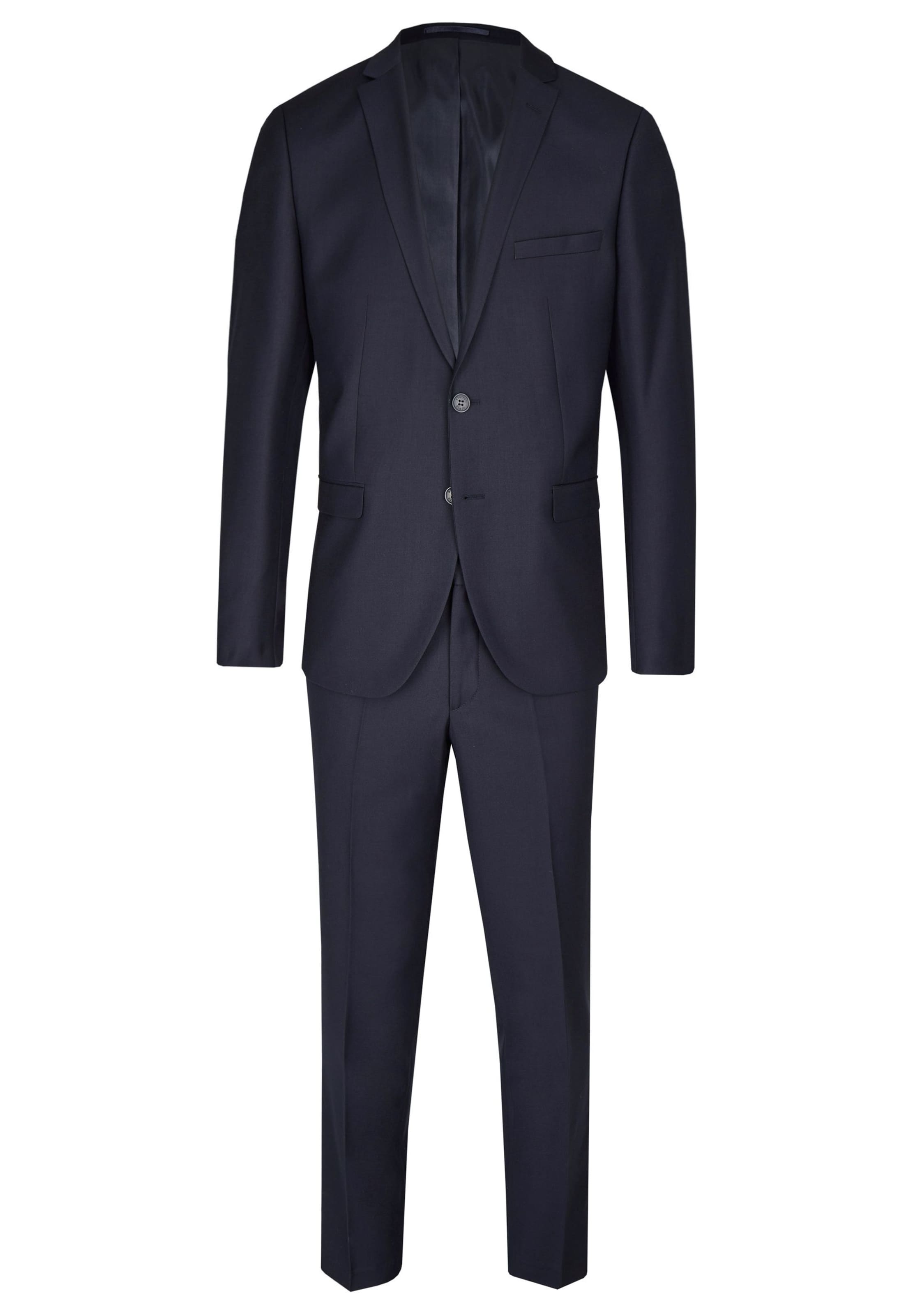 Steffen Klein Slim fit Suit in Blue: front