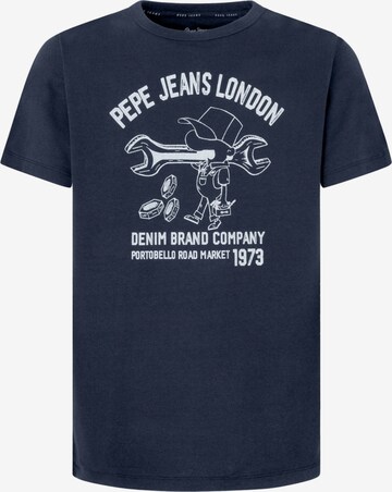 Pepe Jeans Shirt 'Cedric' in Blue: front