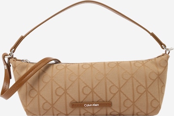 smėlio Calvin Klein Rankinė ant peties: priekis