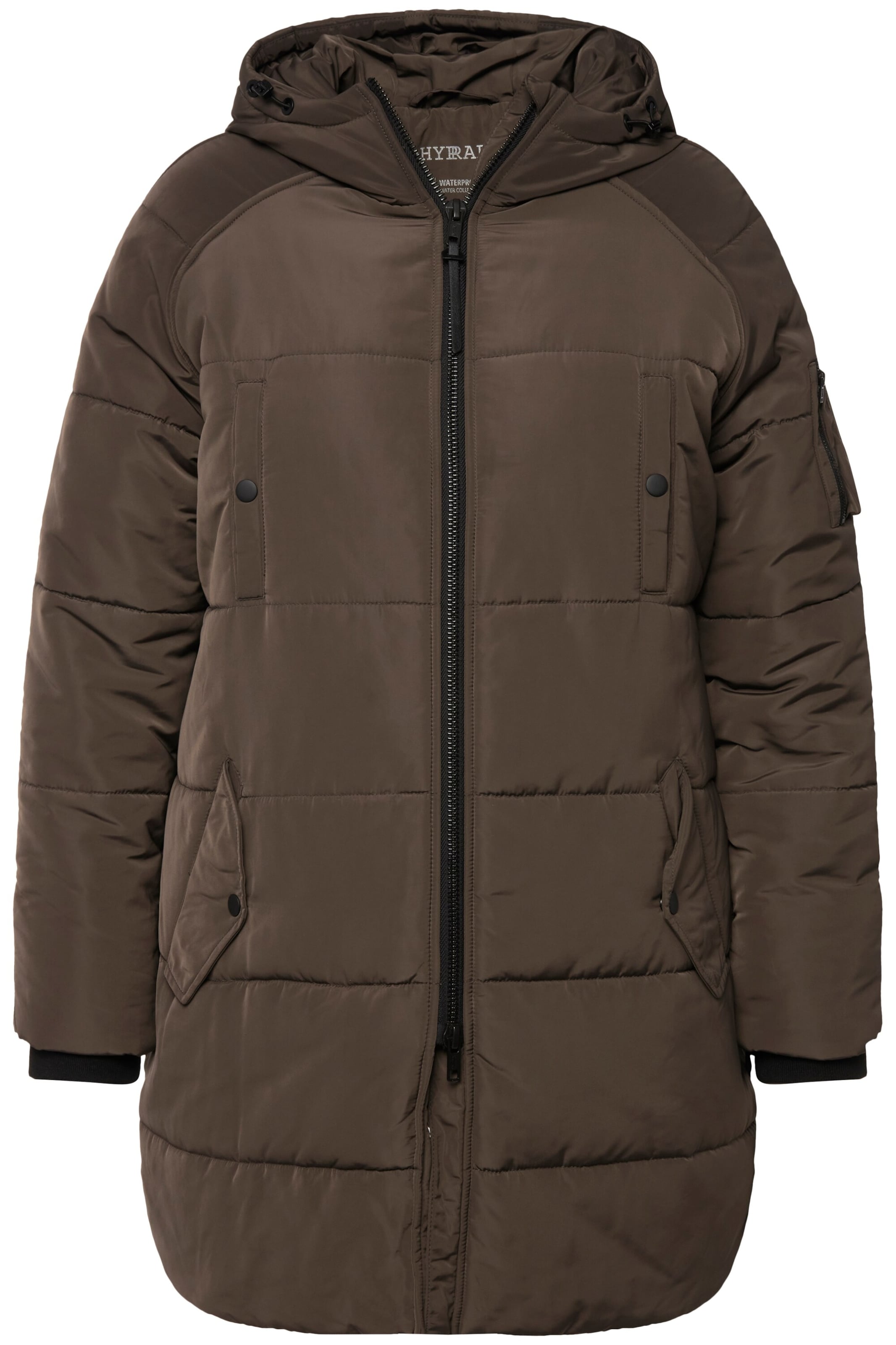 Ulla Popken Performance Jacket in Brown: front