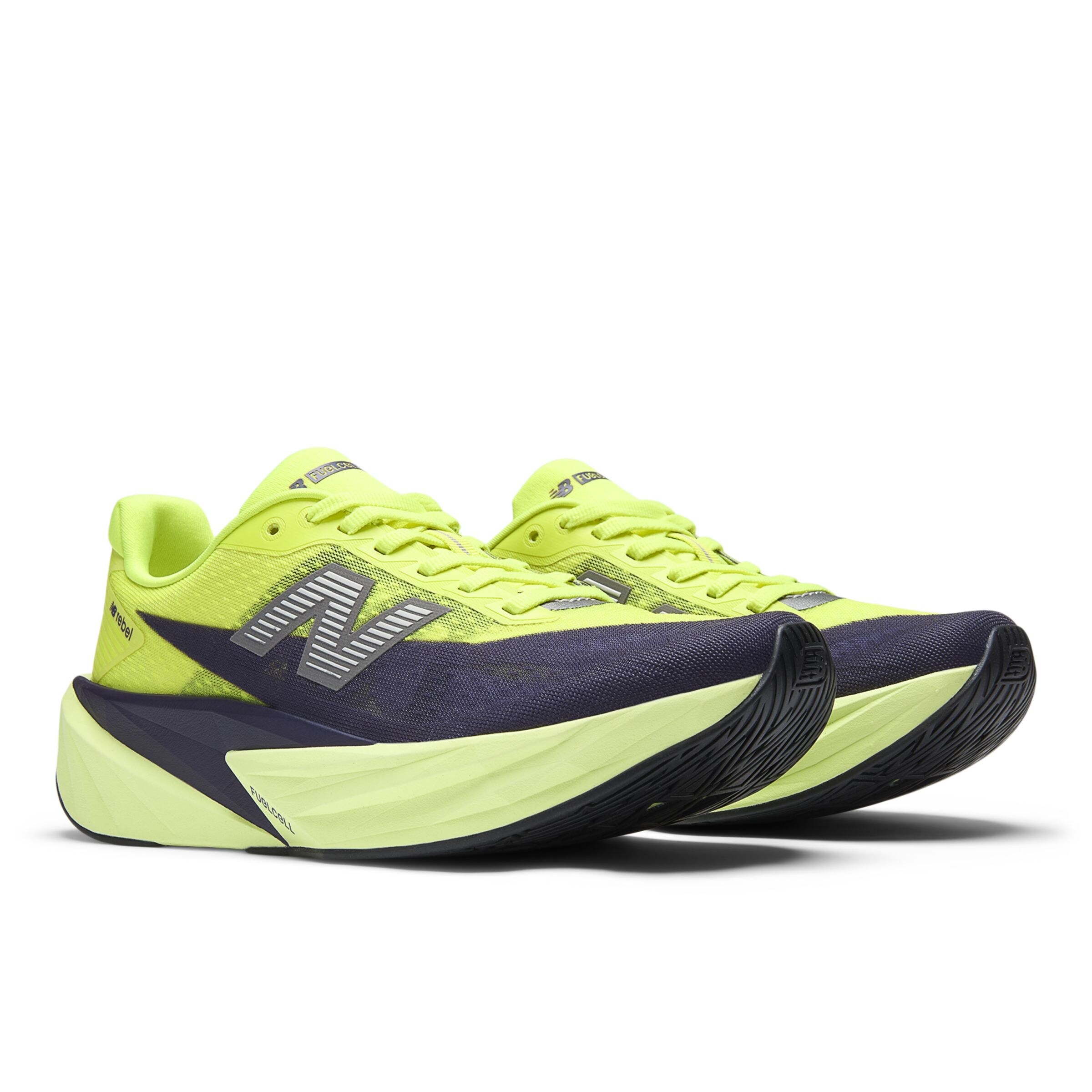 Chaussure de course 'FuelCell Rebel v5' new balance en jaune