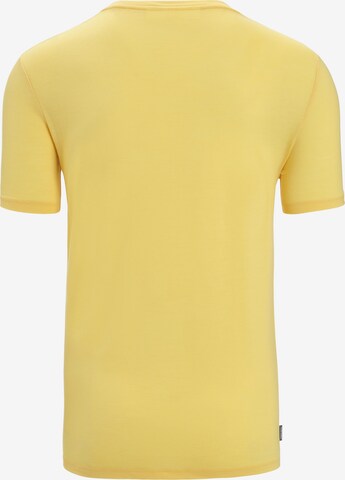 ICEBREAKER - Camiseta funcional 'Tech Lite II Giant Ferns' en amarillo