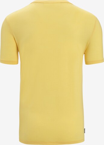 ICEBREAKER - Camisa funcionais 'Tech Lite II Giant Ferns' em amarelo