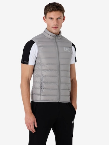 Gilet di EA7 Emporio Armani in grigio: frontale