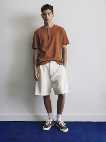 Pull&Bear Shirt in Brown