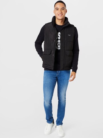 JACK & JONES صدرية 'Sence' بلون أسود