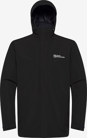 JACK WOLFSKINOutdoor jakna - crna boja: prednji dio