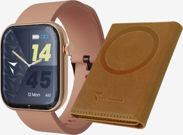 Techmade Digital Watch in Pink: front