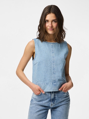 PIECES Top 'PCNoel' in Blauw: voorkant
