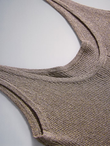 The Set Knit dress in Brown