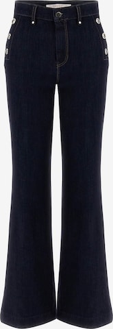 mėlyna GUESS Kliošinis Džinsai 'New Faye': priekis