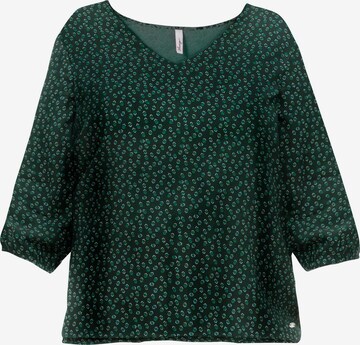 SHEEGO Blouse in Green: front