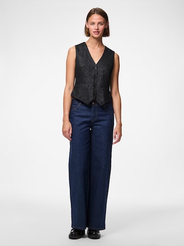 PIECES Suit Vest 'PCBOSELLA' in Black