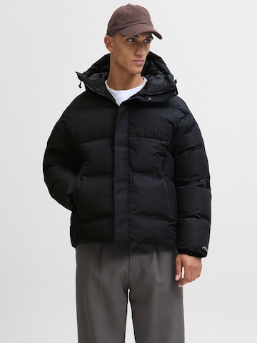 Veste mi-saison aprel en noir : devant