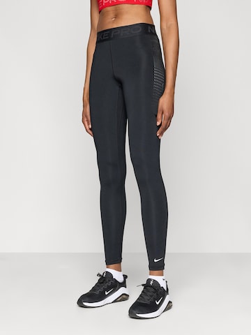 NIKE Skinny Workout Pants '365' in Black: front