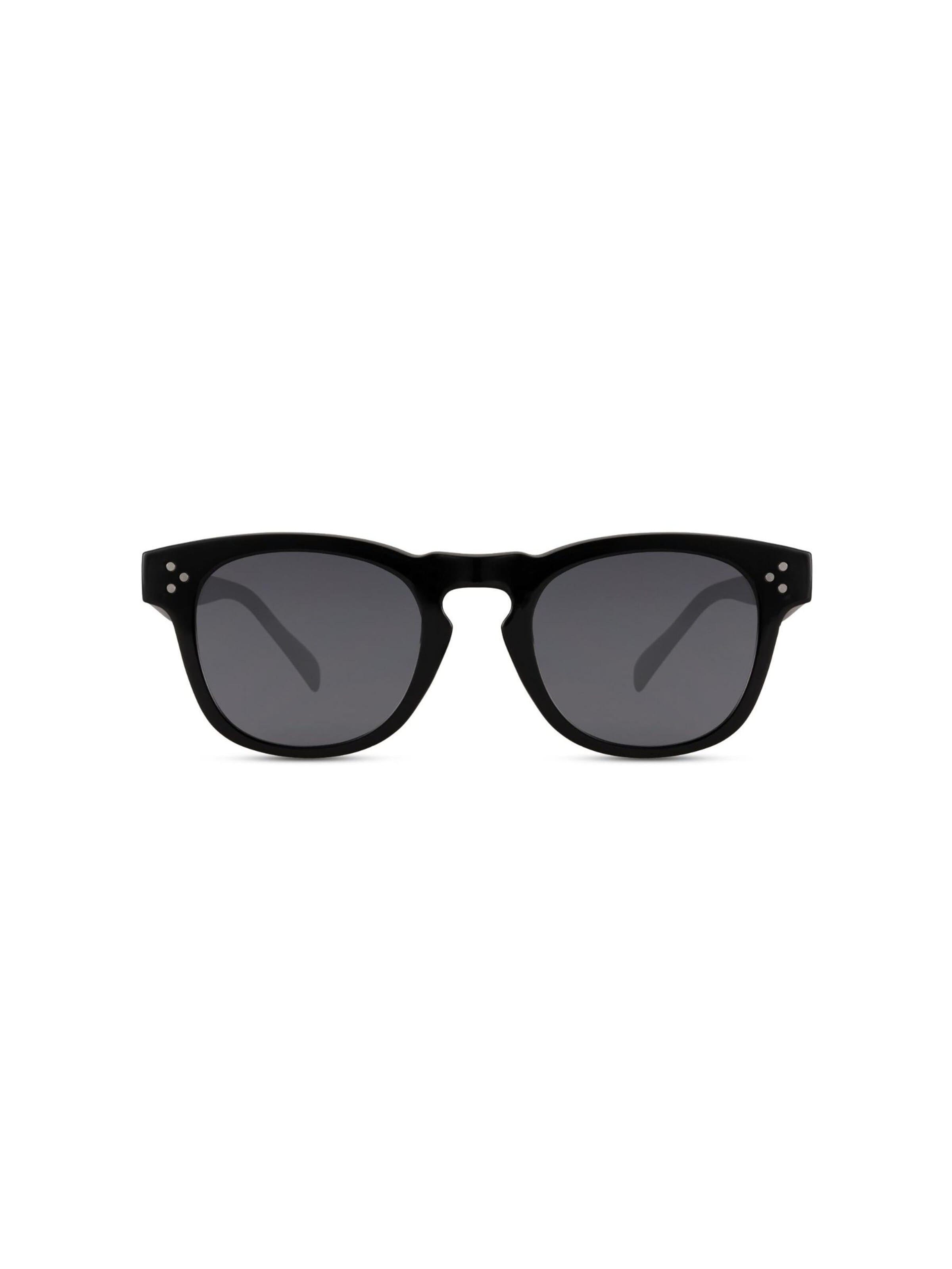 Maxte Sonnenbrille 'The Onyx Matte Wayfarer'‌‌ in Schwarz: Vorderseite