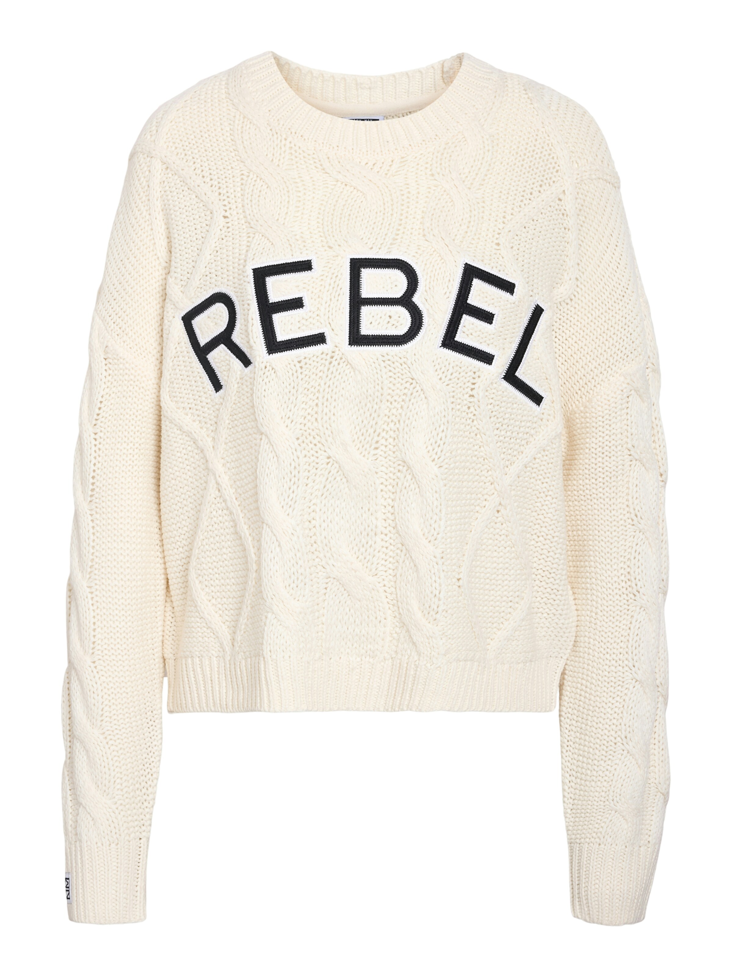 Noisy may Pulover 'NMREBECCA' u boja pijeska / crna, Pregled proizvoda