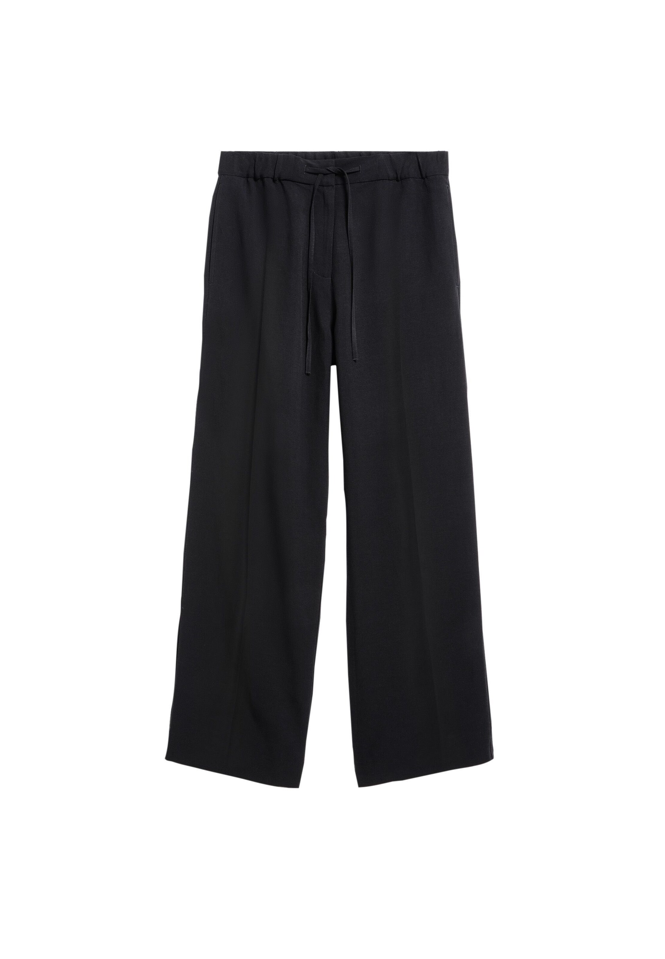 ARMEDANGELS Loosefit Broek in Zwart: voorkant