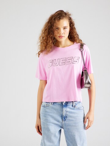 GUESS - Camiseta 'KIARA' en rosa: frente