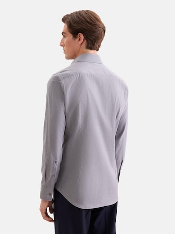 SEIDENSTICKER Slim fit Business shirt in Grey