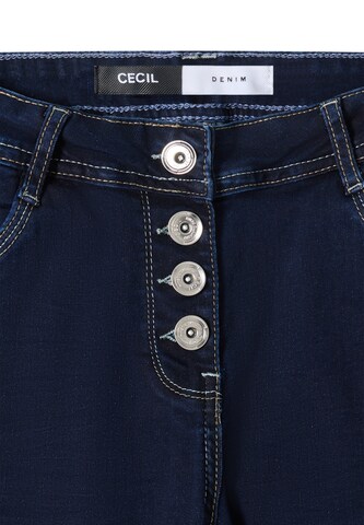 CECIL Loosefit Jeans in Blau