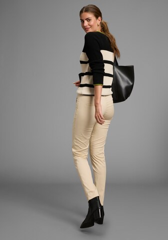 DELMAO Slim fit Chino Pants in Beige