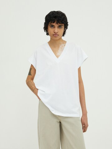 T-shirt 'Louisa ' EDITED en blanc : devant