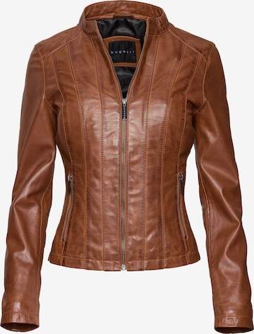 Veste mi-saison bugatti en marron : devant