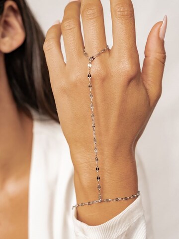 Hey Happiness Armband 'Hand Grace'‌‌‌‌‌‌ in Silber