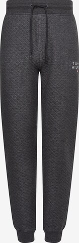 TOMMY HILFIGER Tapered Broek 'Diamond' in Grijs: voorkant