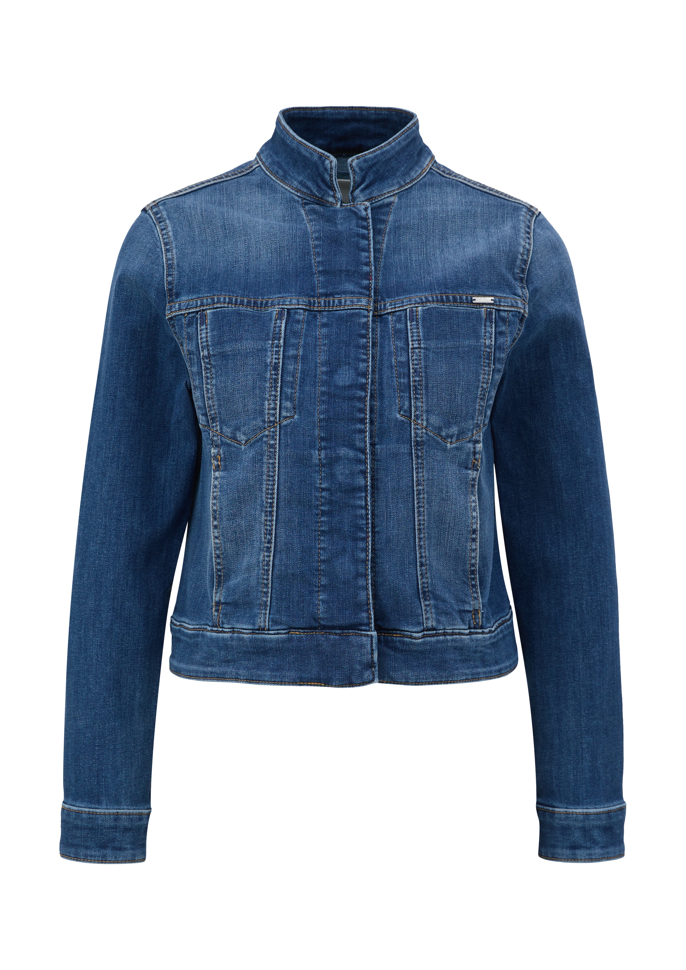 Veste mi-saison s.Oliver BLACK LABEL en bleu : devant