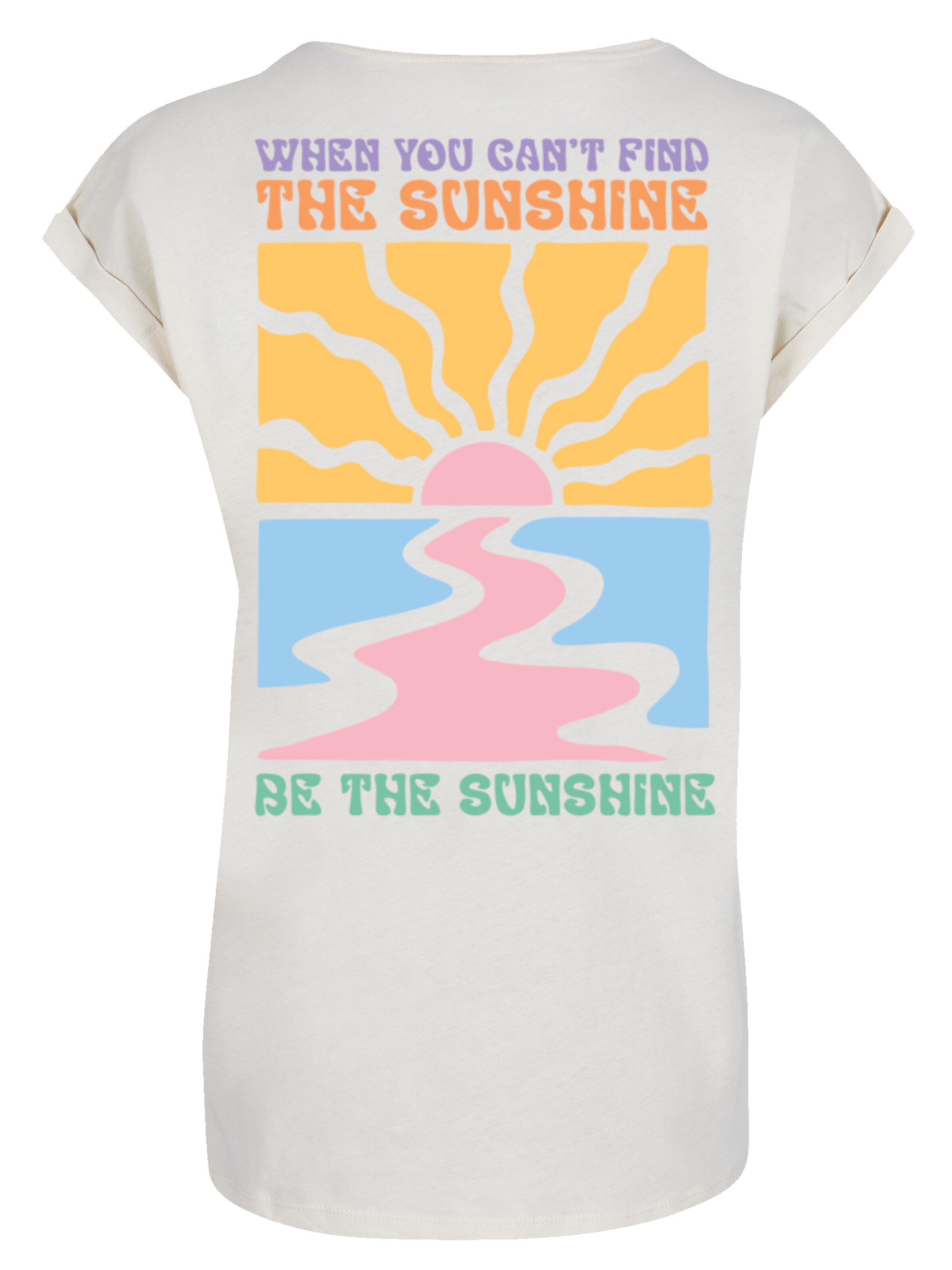 F4NT4STIC Shirt 'Be The Sunshine Color' in Beige