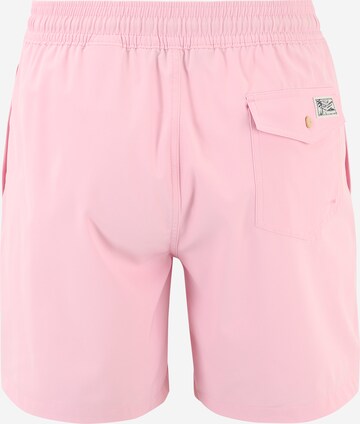 Polo Ralph Lauren - Calções de banho 'Traveler' em rosa